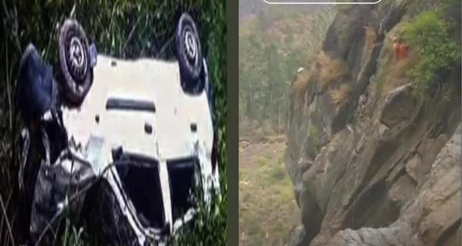 Himachal shimla chopal bolero camper fell into ditch three youth lost their lives