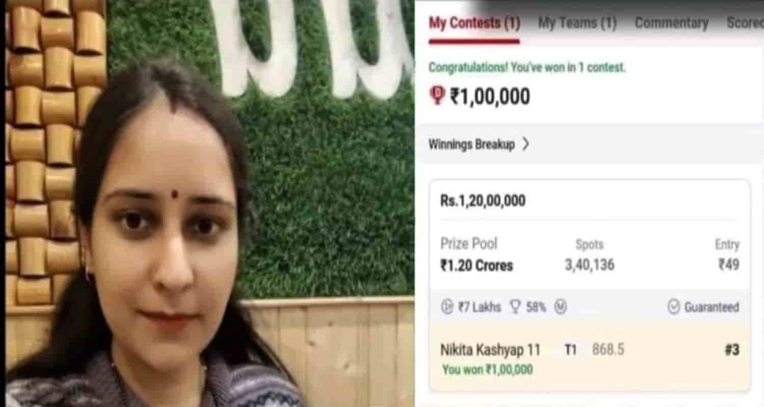 girl won money in dream 11