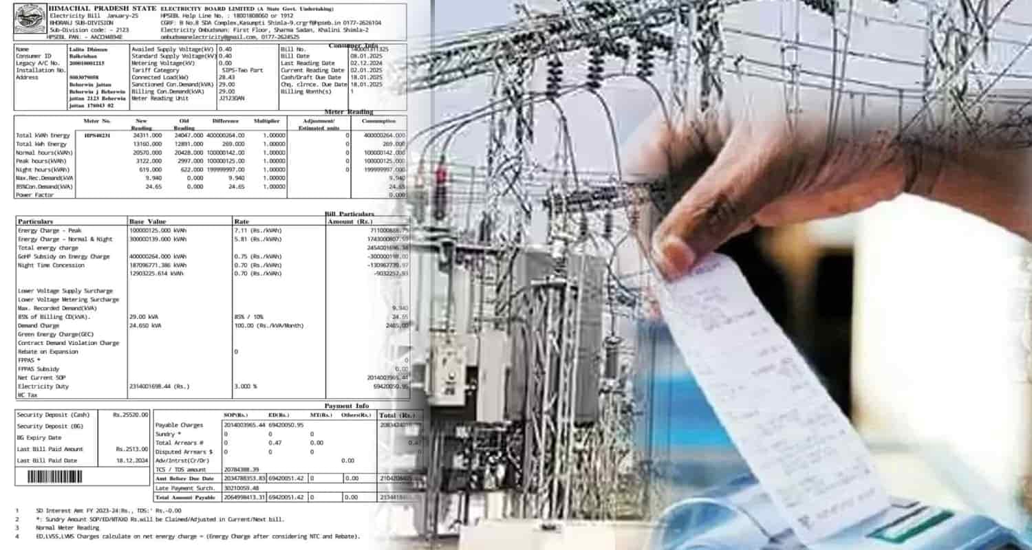 Electricity Bill Himachal