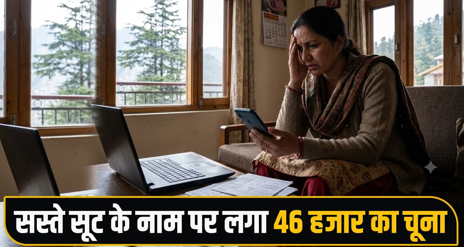 woman online shopping suit scam 46000 cyber fraud shimla himachal