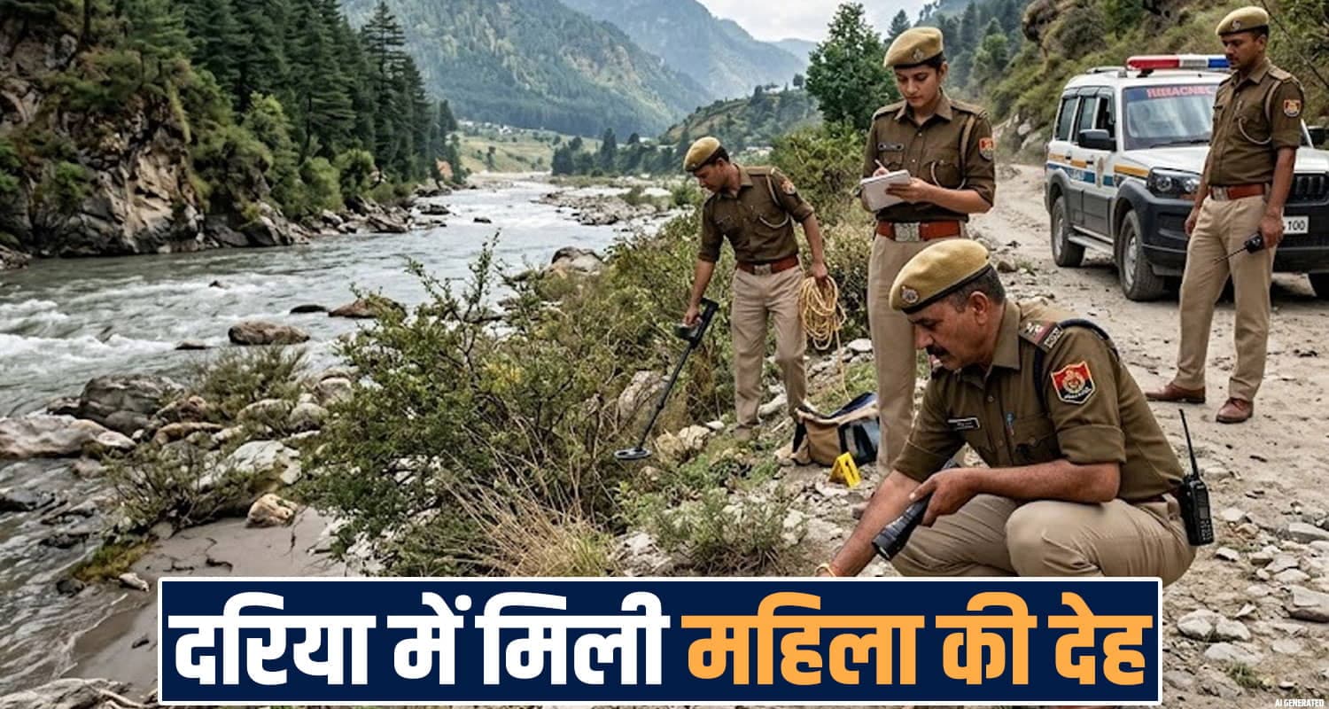 one lakh rupees loan dispute chakki river women pathankot damtal police two men
