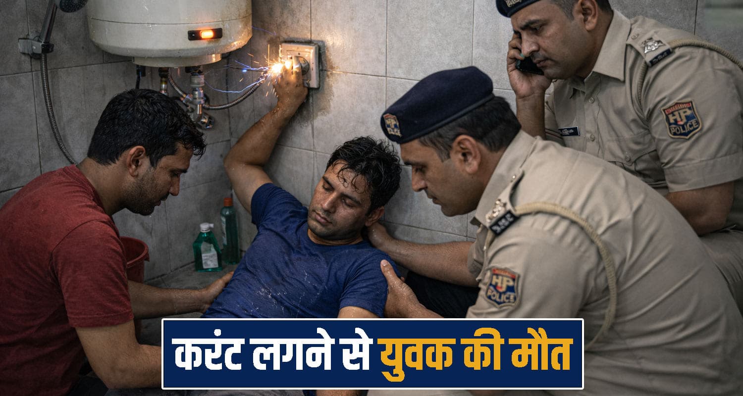 हिमाचल: गीजर ऑन करते ही युवक को लगा करंट, बाथरूम में बेसुध मिला- थम चुकी थीं सांसें Electrical Shock