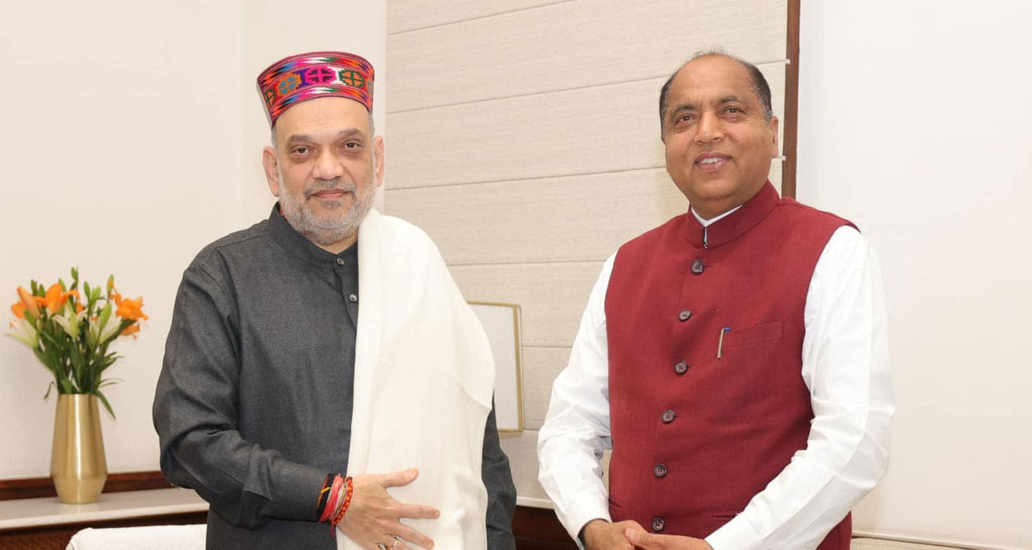 AMIT SHAH AND JAIRAM THAKUR