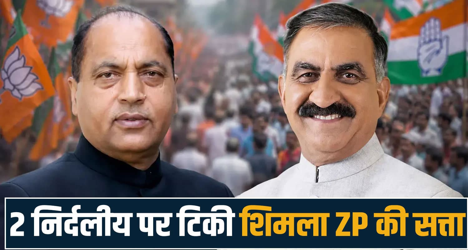 shimla zila parishad election congress bjp himachal politics cm sukhu