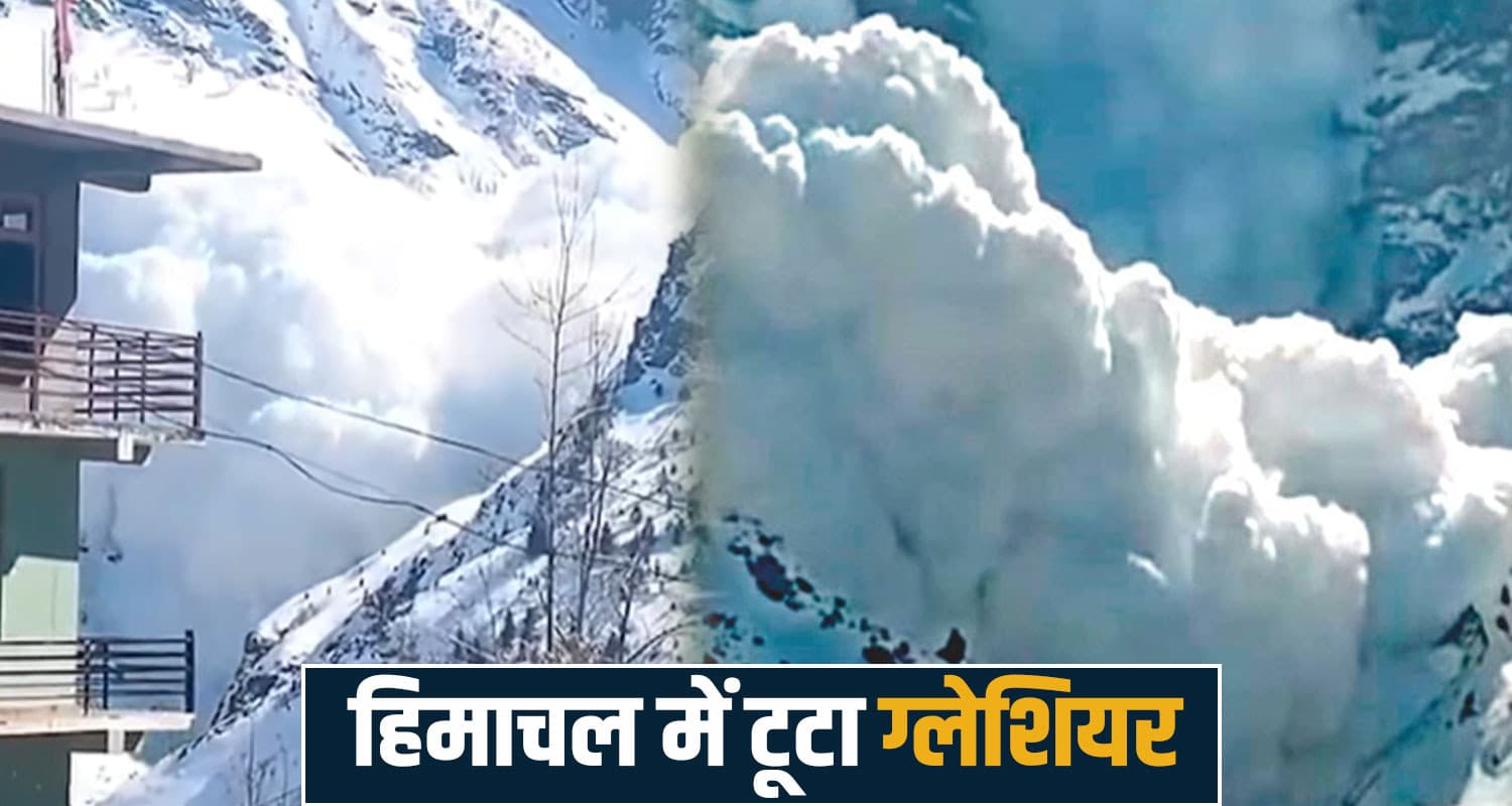 avalanche snow storm glacier burst chanderbagha river lahaul spiti villages hp