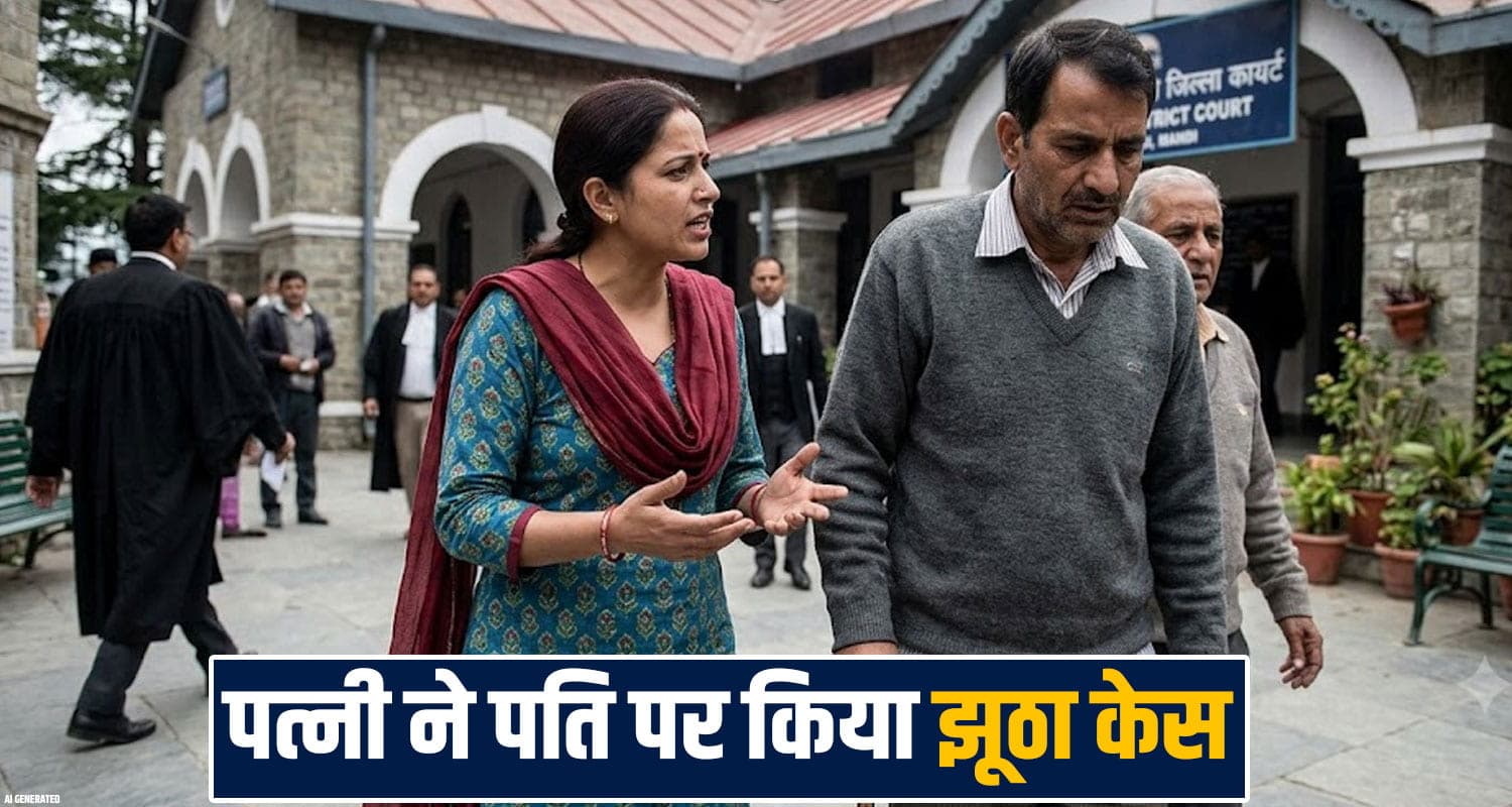 Husband wife case false statements divorce mandi himachal court case
