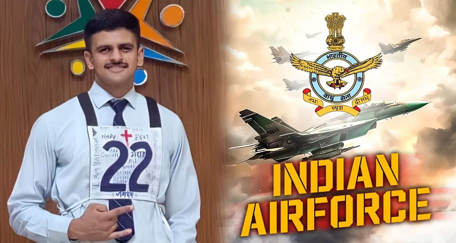 Indian Air Force Flying Officer Parth Chauhan