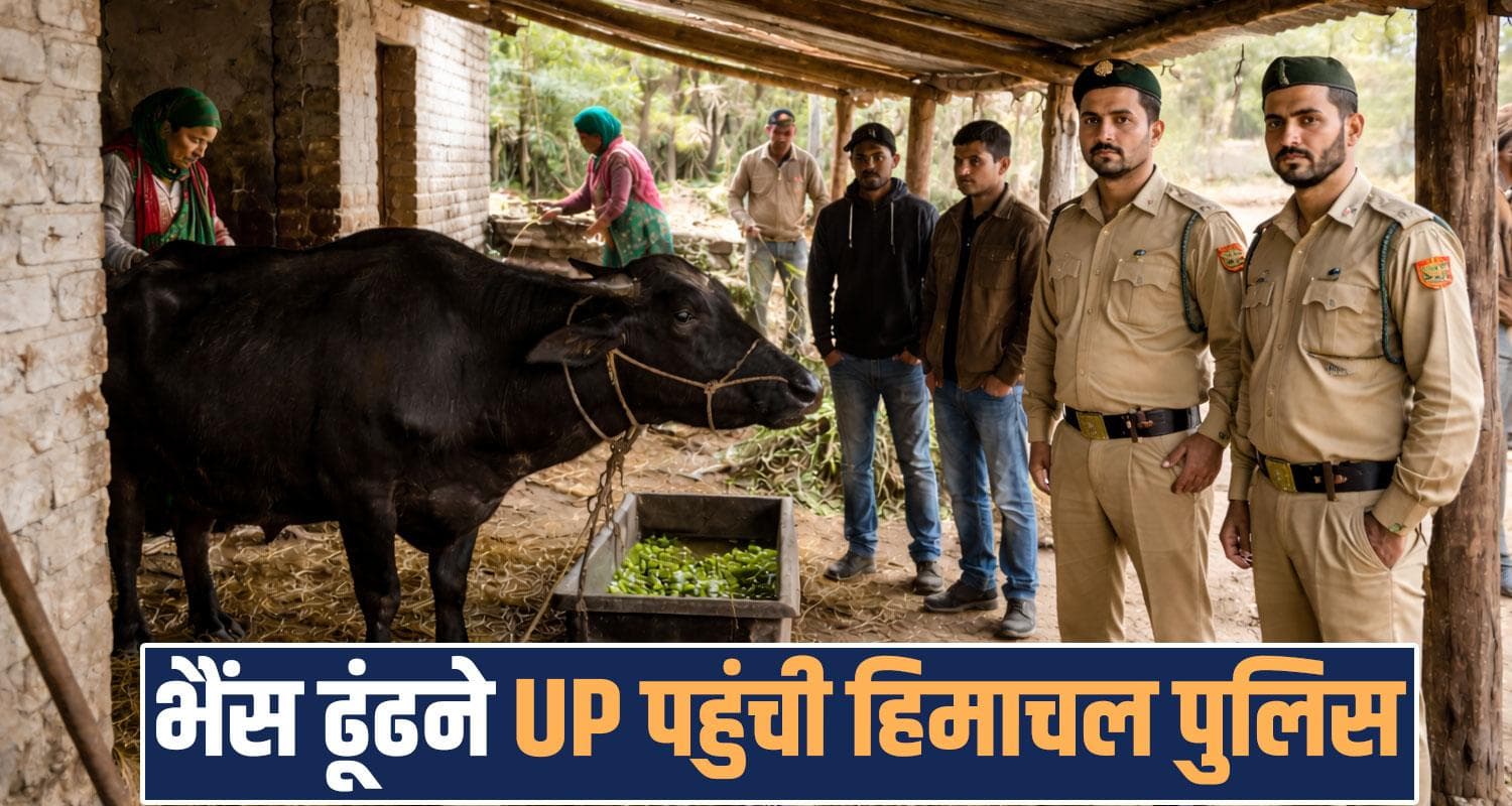 buffalo theft case solved hamirpur saharanpur up 2 men arrested himachal police
