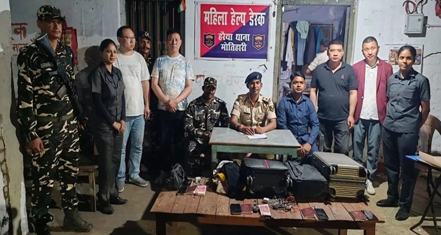 chinese captured on india border