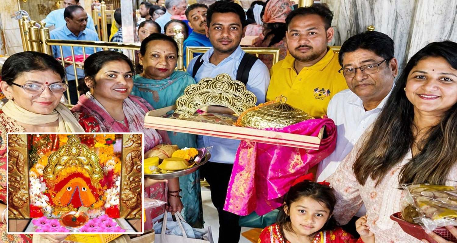 silver-crown-donation-devotee-punjab-chintpurni-mata-temple-una-himachal-devi-maa