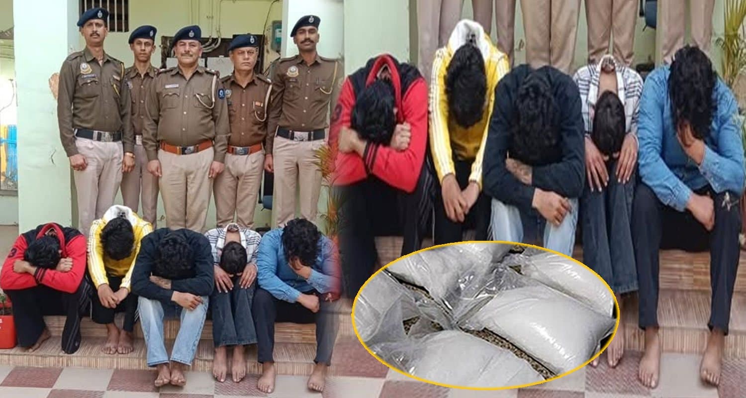 solan police raid hotel near bypass five boys arrested chitta smugglers himachal