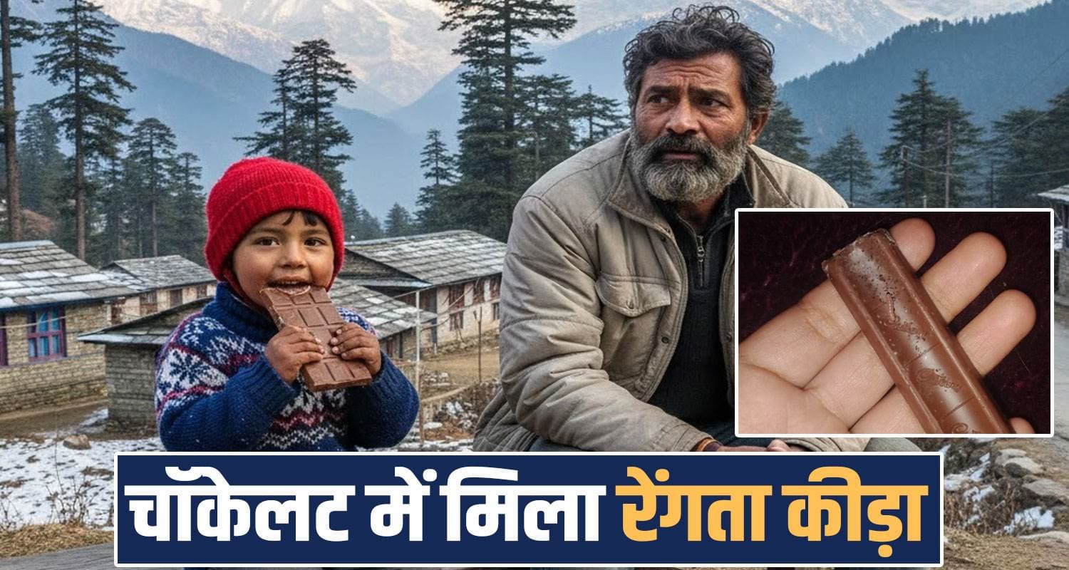 CADBURY CHOCLATE BAR LIVE WORM NAUNI BILASPUR HIMACHAL