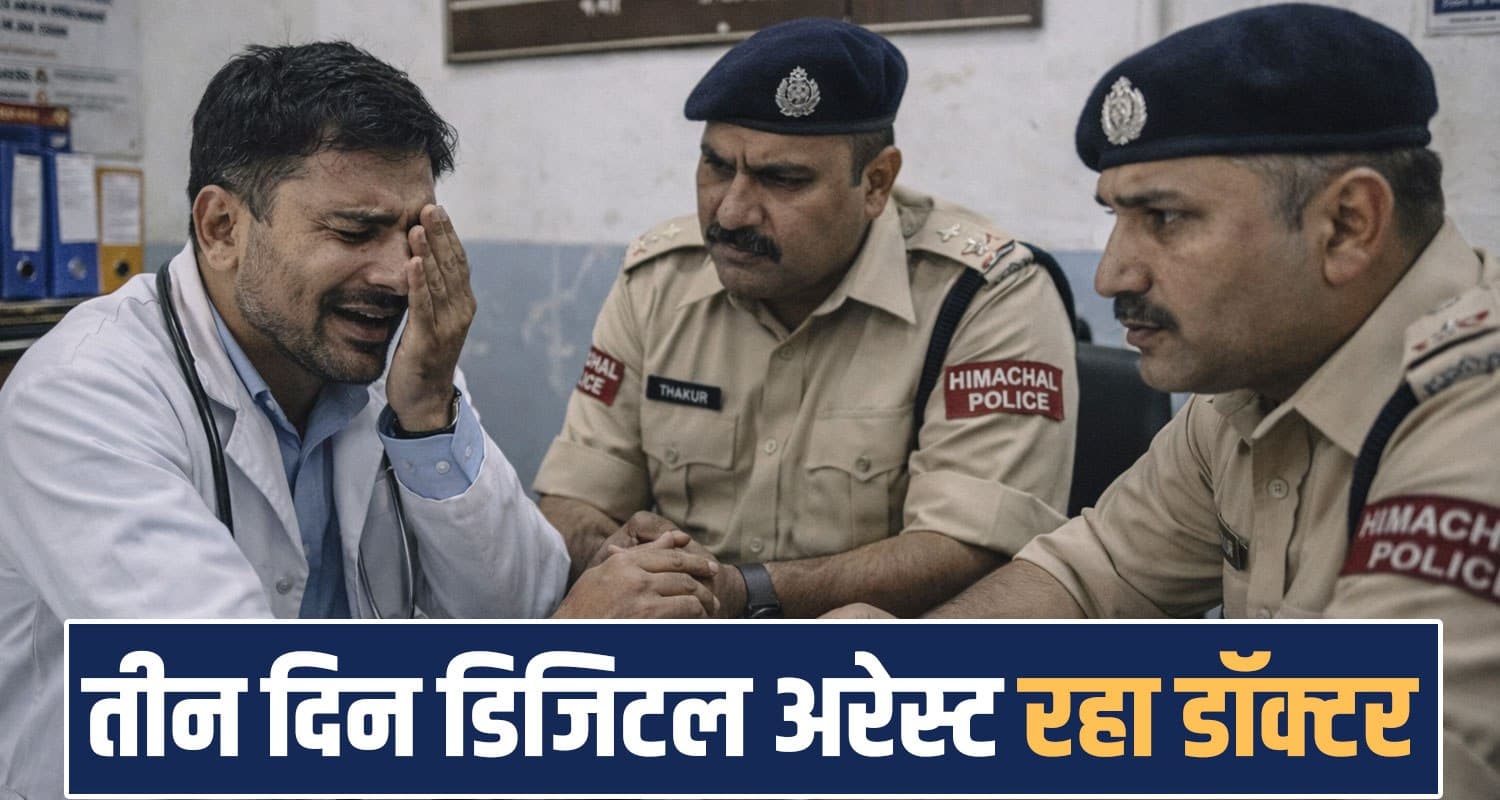 Doctor digital arrest online fraud case kangra cyber police cell dharamshala himachal police