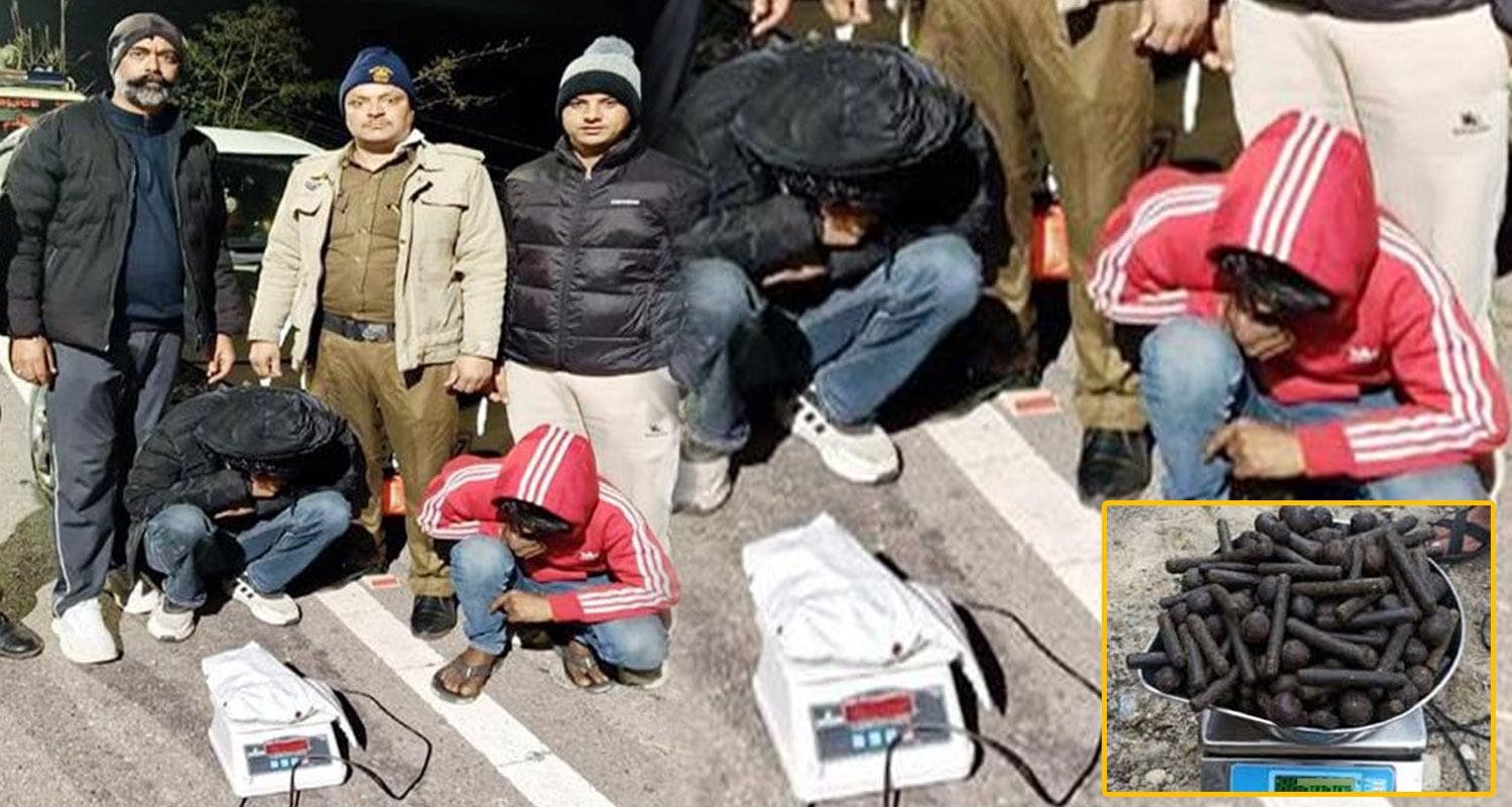 TWO CHARAS SMUGGLERS HARYANA POLICE BILASPUR GHUMARWIN HIMACHAL