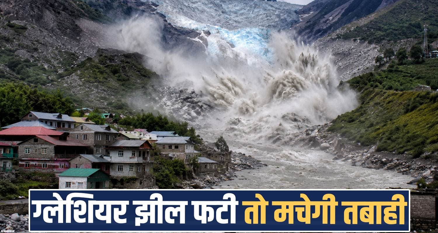 glacier lake outburst flood himachal beas river satluj hydropower risk monsoon