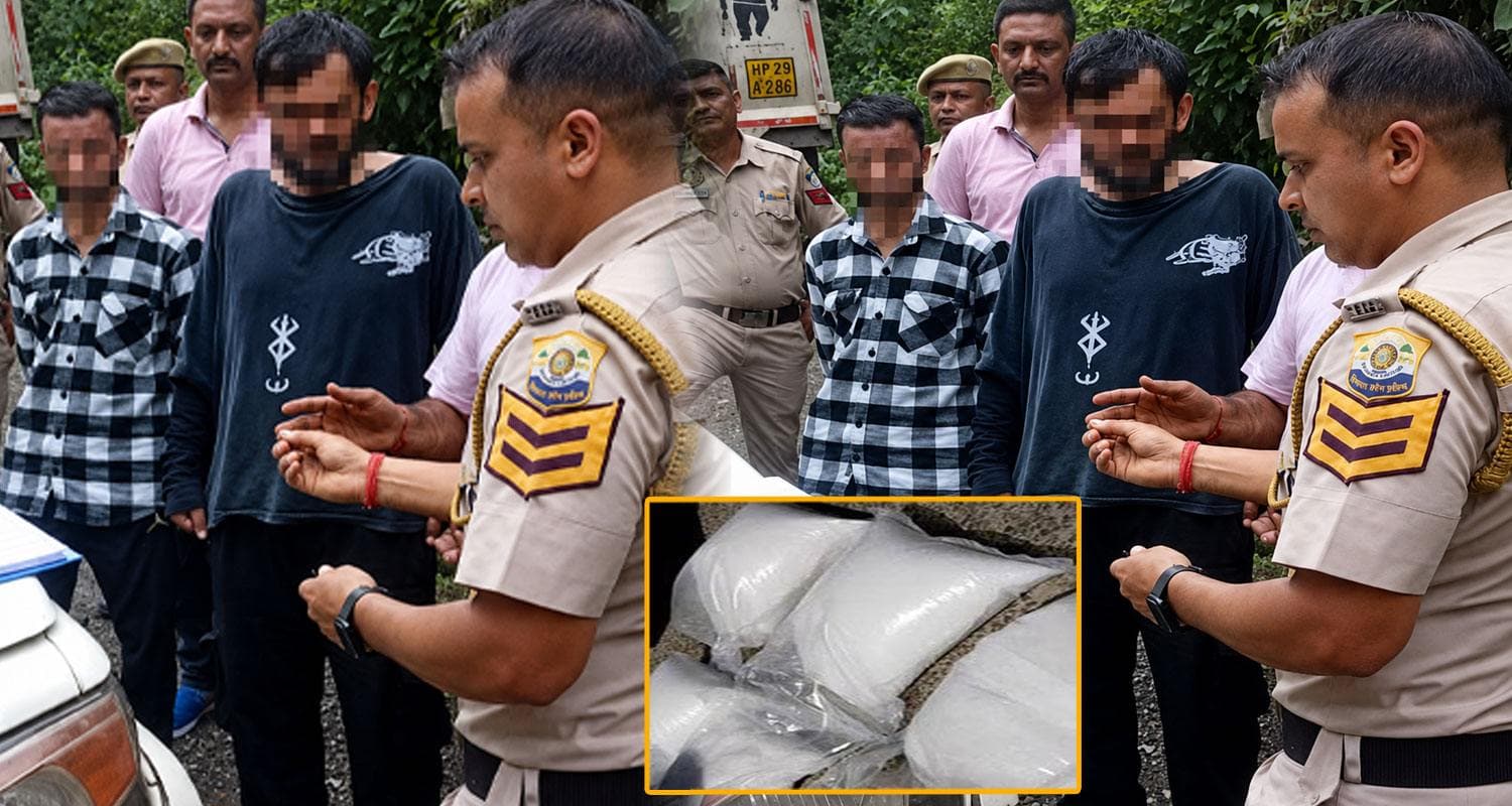 Sirmaur Renuka Ji Police Chitta Seized Heroin NDPS Act Drug Smuggling Himachal Police