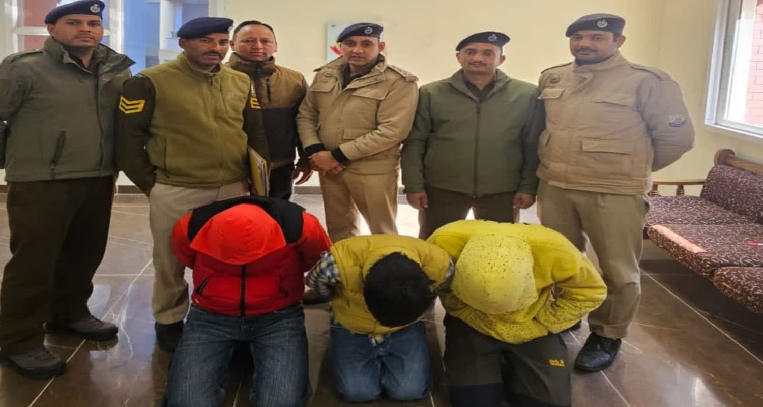 Kullu Police arrest 3 youth 
