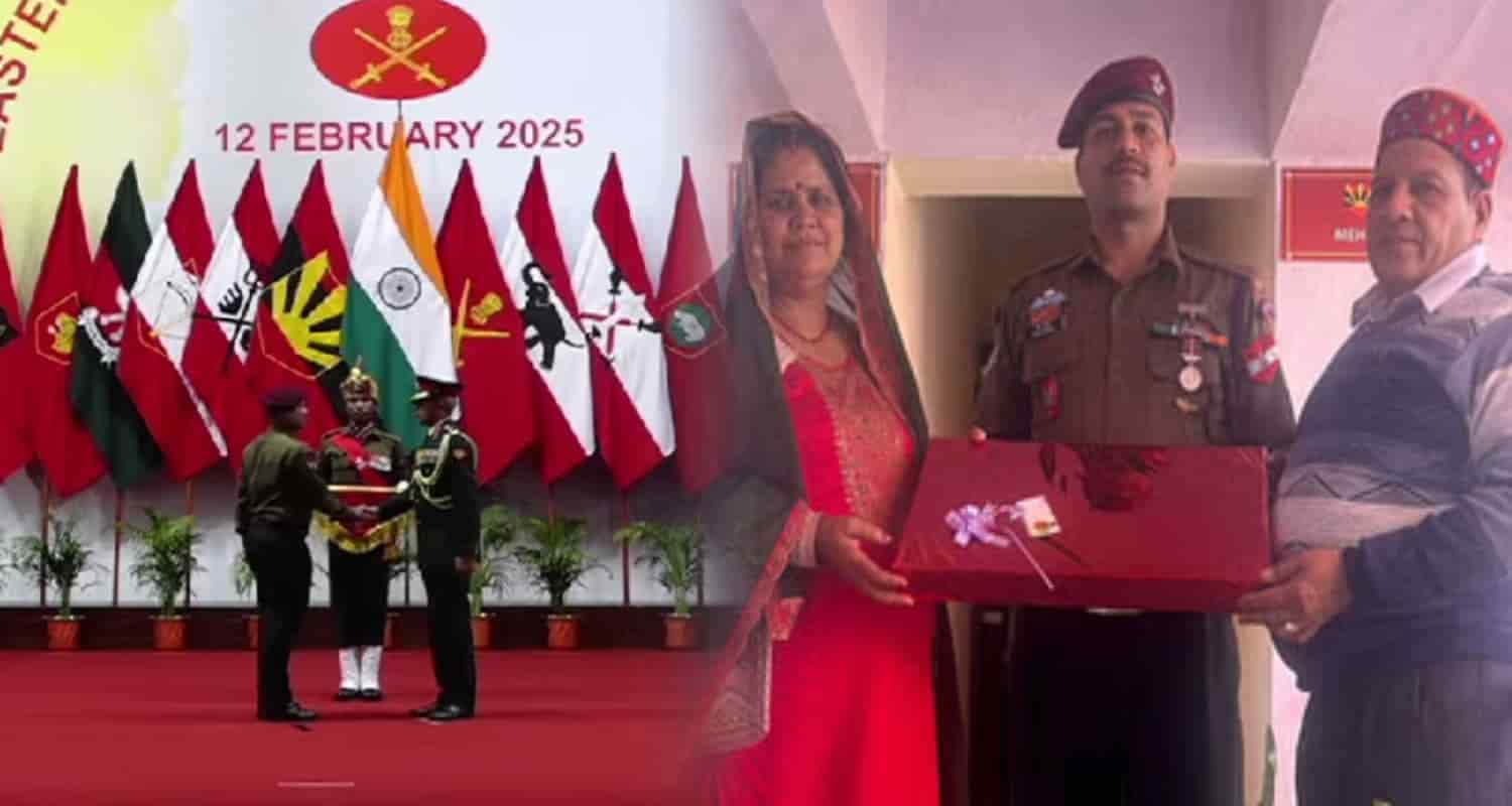 Para Commando Shashi Thakur Army Medal
