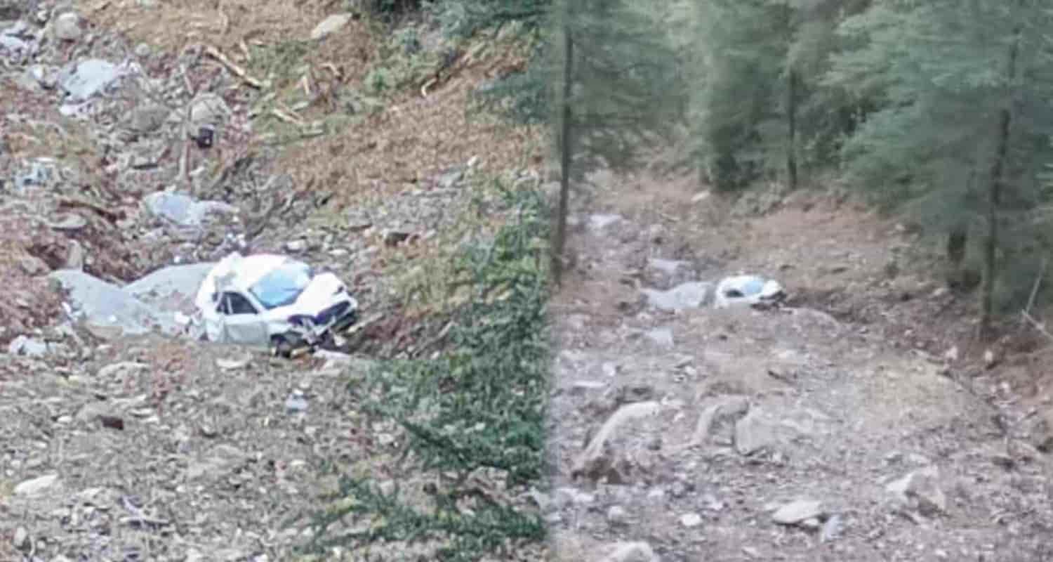 हिमाचल: 600 फीट गहरी खाई में गिरी कार, सवारी छोड़ कर घर लौट रहा था चालक Road Accident Mandi saraj