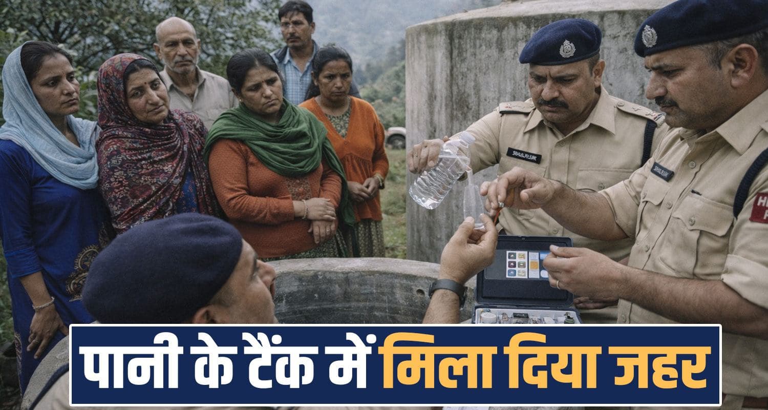 ROHRU WATER TANK PESTICIDE 200 PEOPLE VILLAGERS SHIMLA HIMACHAL GOVERNMENT