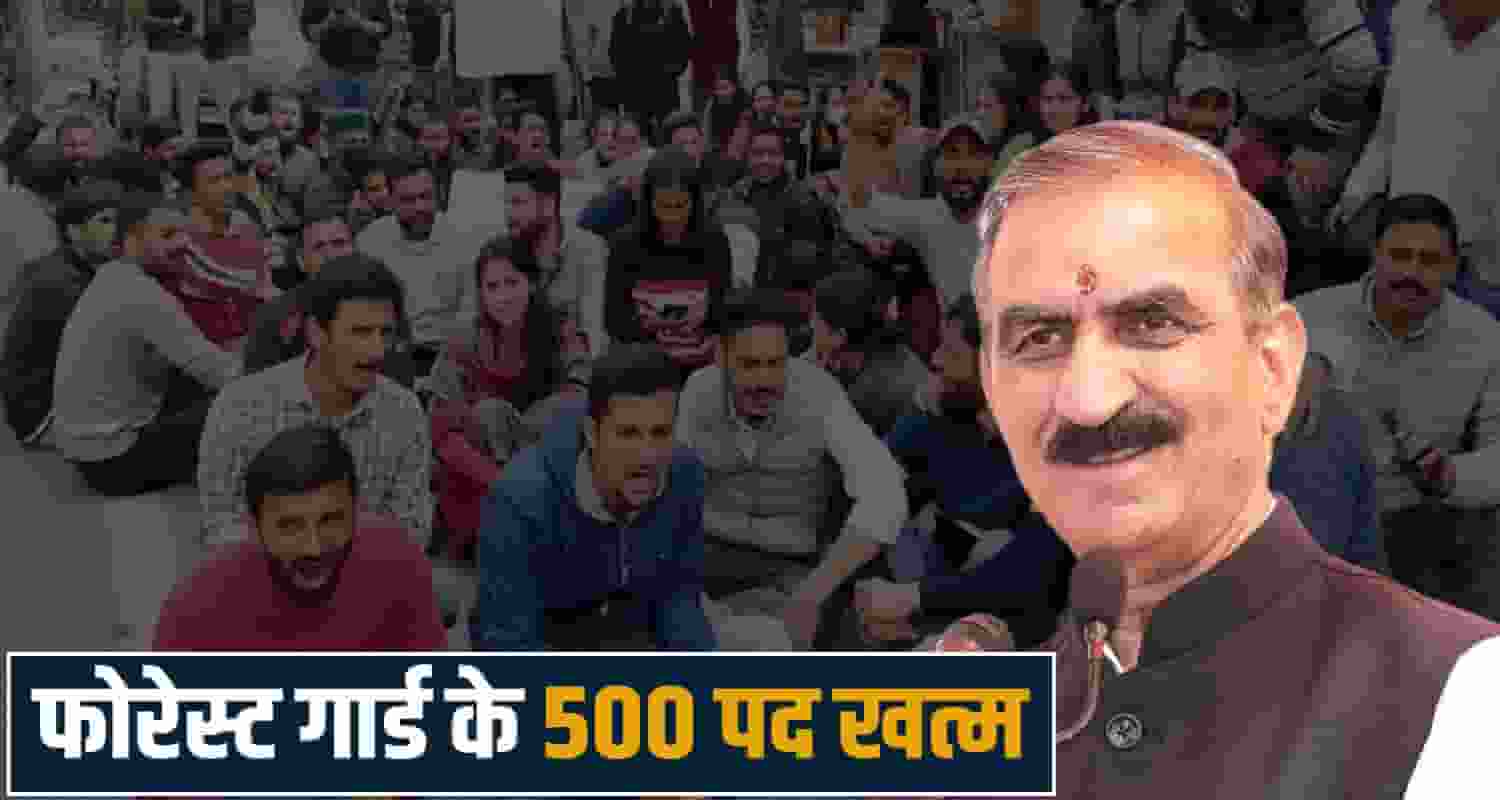 sukhu government cancels 500 forest guard posts assistant filled himachal
