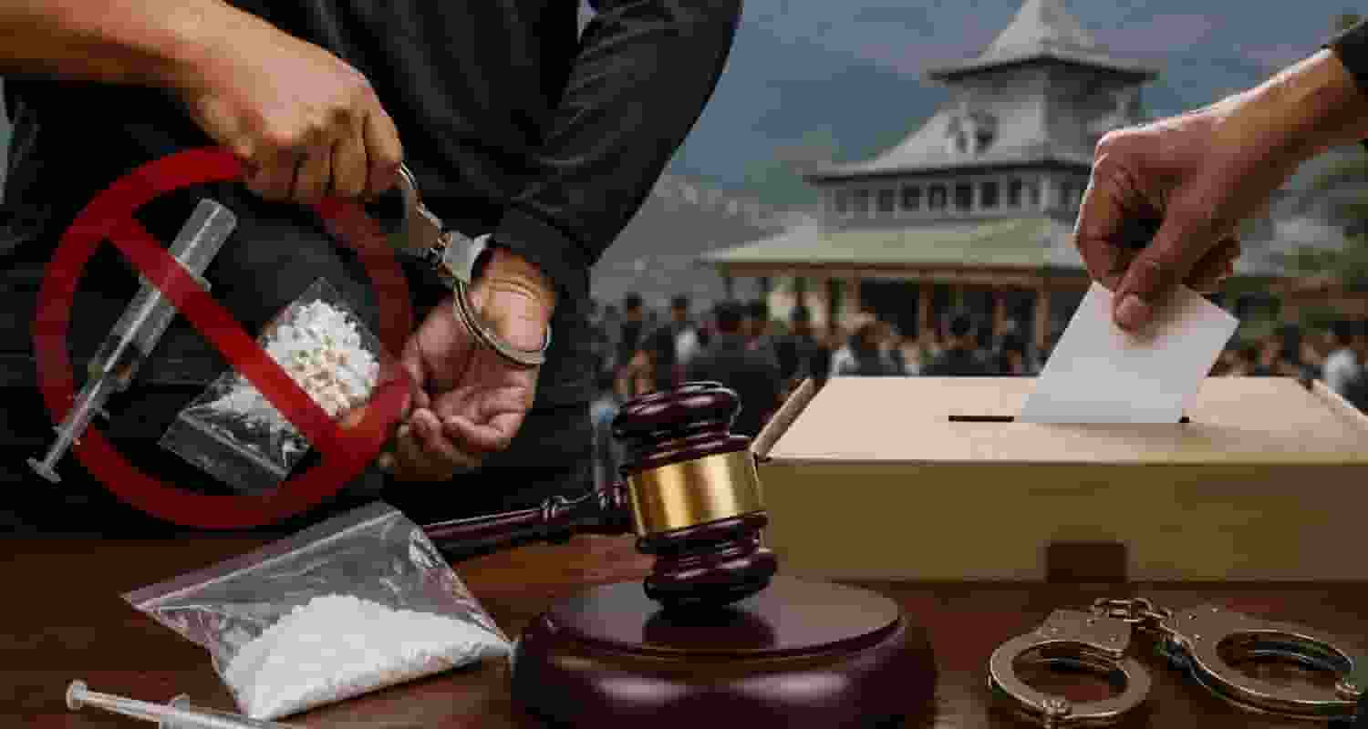 Himachal Panchayat Election 2026 Chitta Smugglers Drug Trafficking Contesting Act