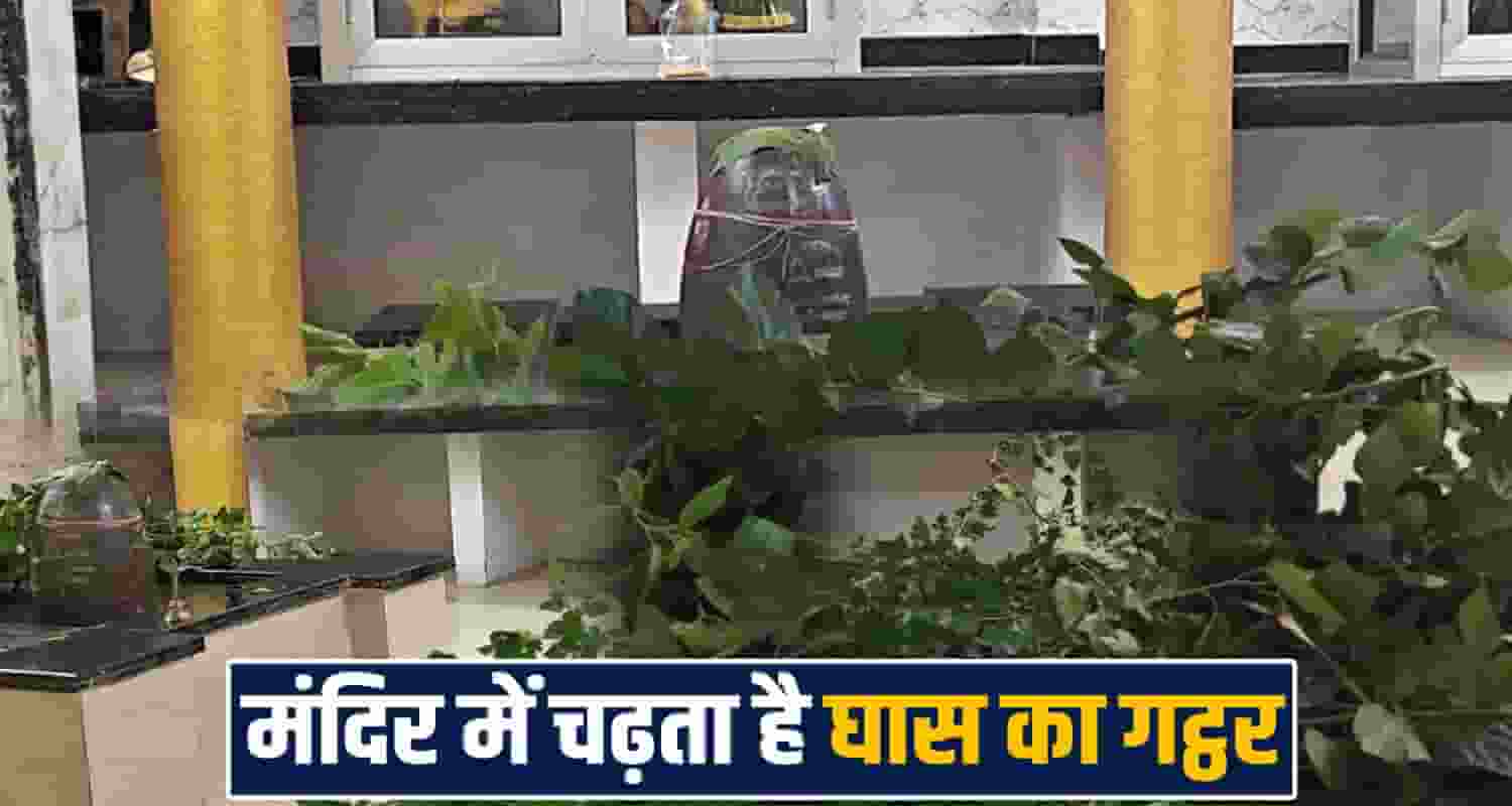 NANDESHWAR MAHADEV TEMPLE BILASPUR GRASS OFFERINGS DEVOTEES DEVBHOOMI HIMACHAL