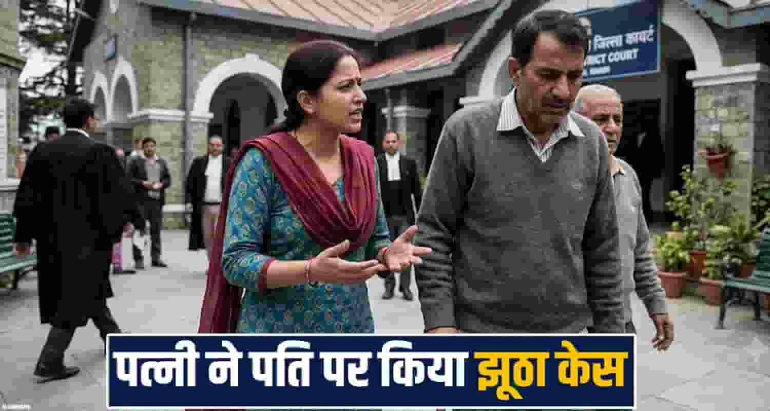 Husband wife case false statements divorce mandi himachal court case