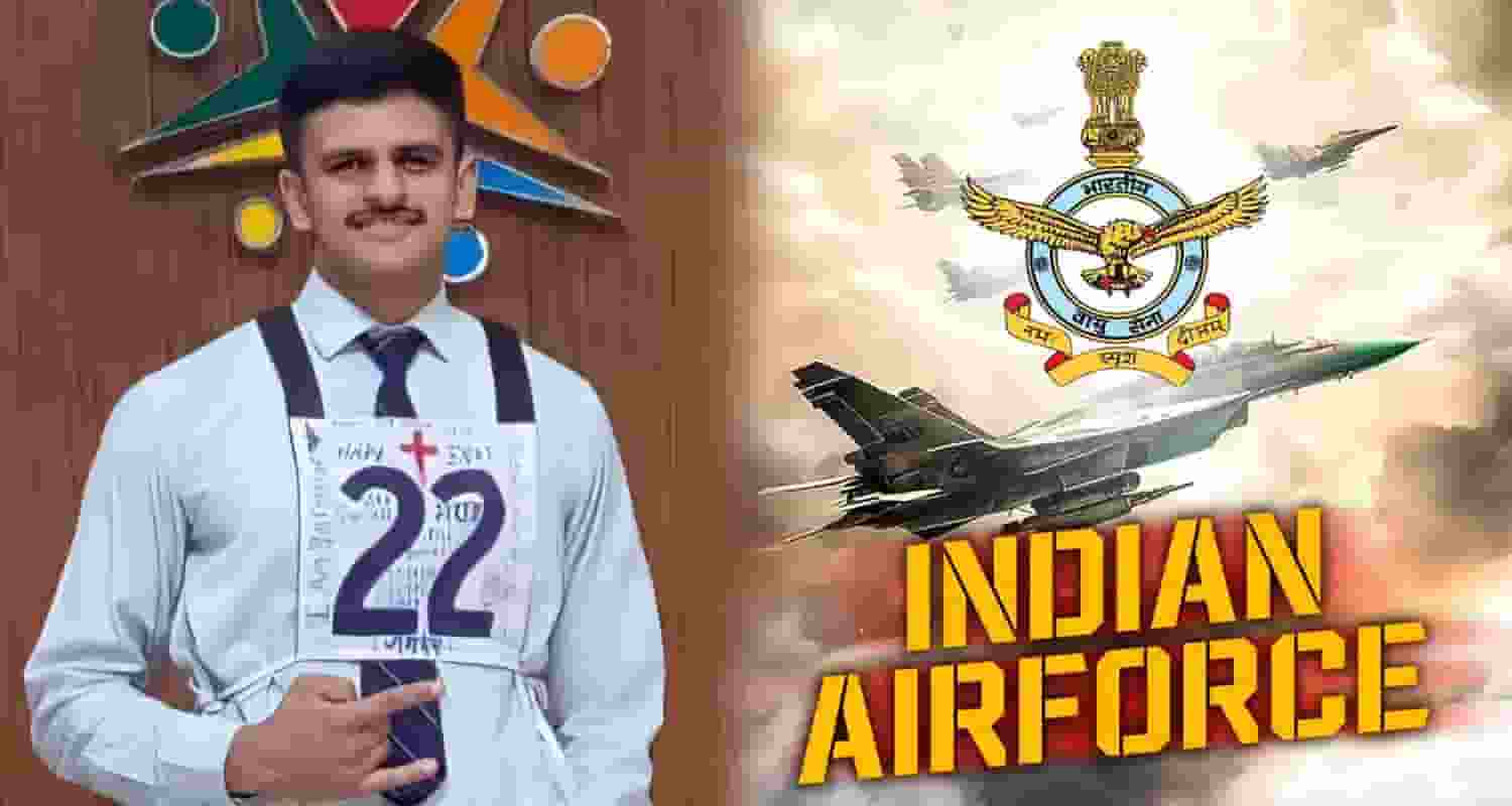 Indian Air Force Flying Officer Parth Chauhan