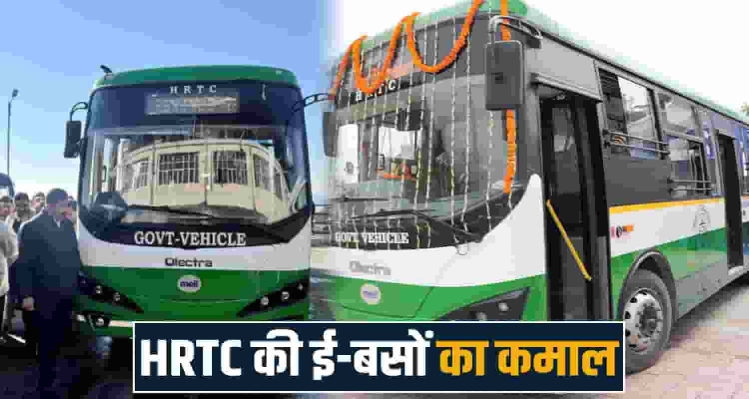 HRTC Himachal Roadways Electric Buses Mandi Green Transport