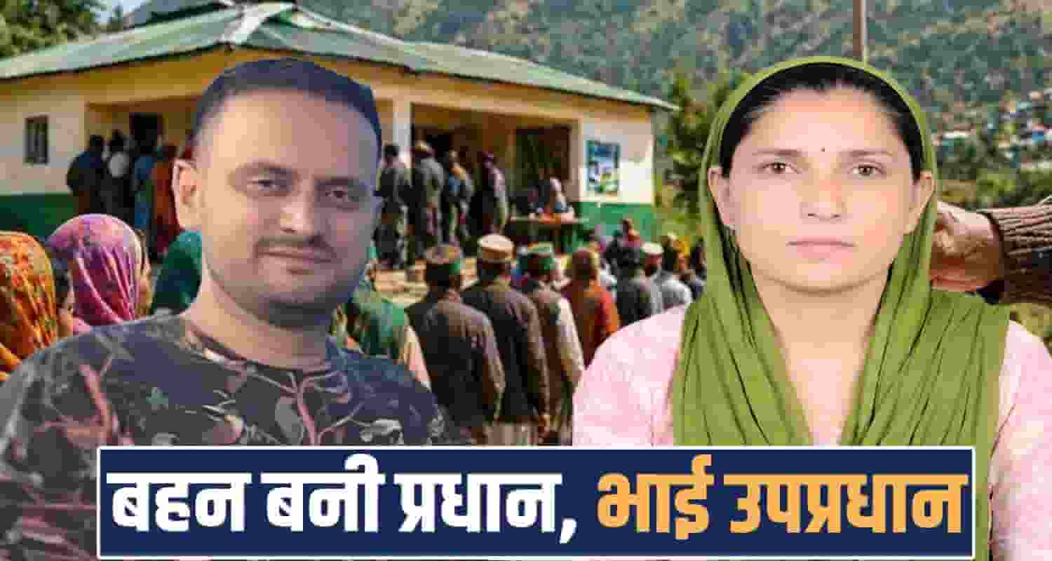 Baunal Kakog Panchayat Brother Sister Winner pradhan seat sirmaur himachal panchayat election