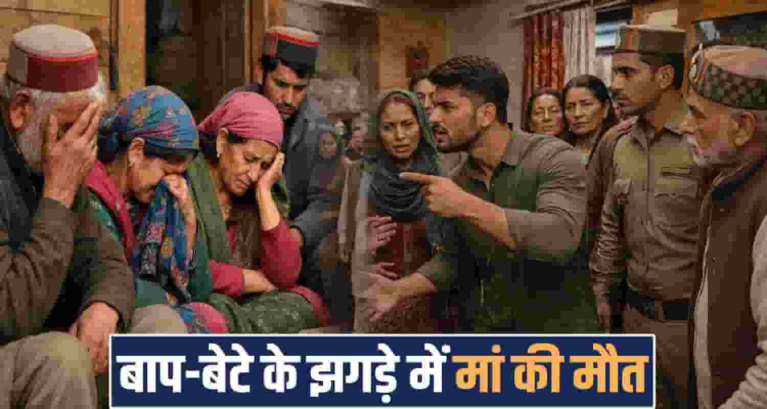 80 years old women father son work dispute house bhoranj hamirpur police