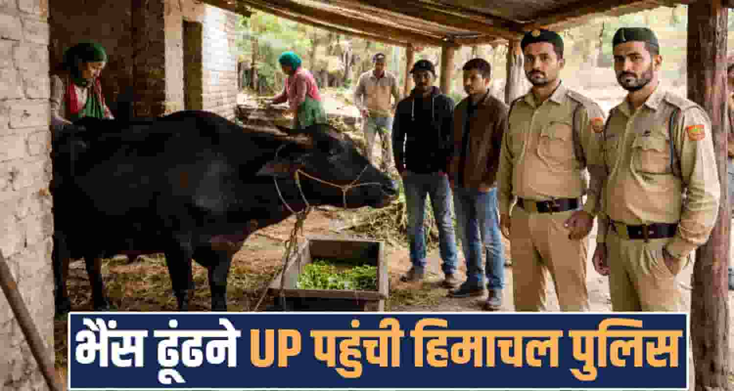 buffalo theft case solved hamirpur saharanpur up 2 men arrested himachal police
