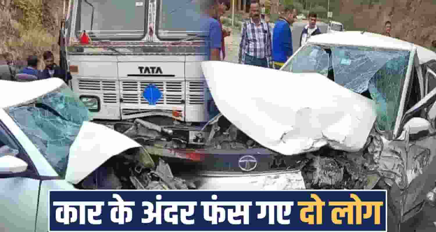 car truck two people theyog shimla himachal police road