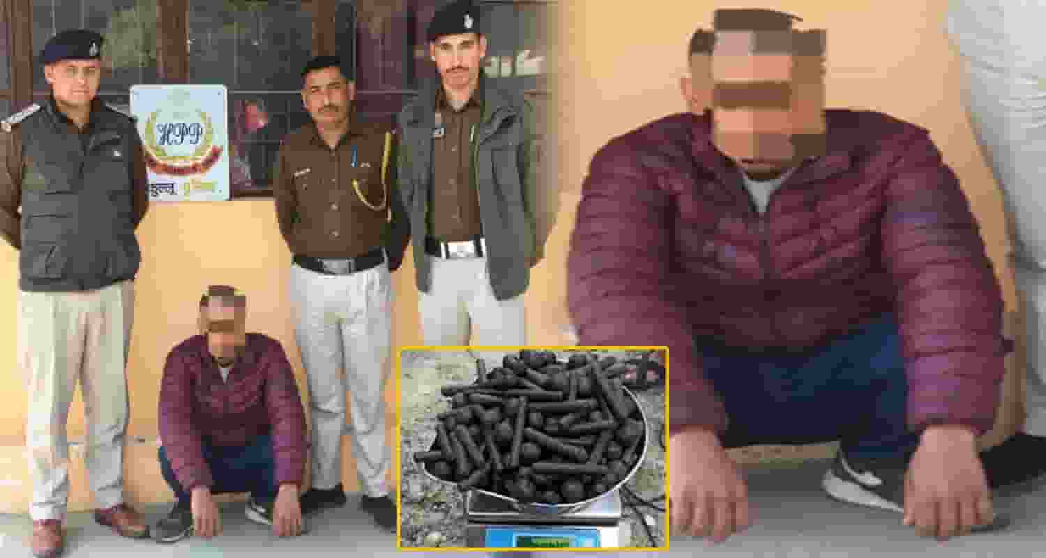 Charas smuggler men kullu police patlikuhal himachal pradesh