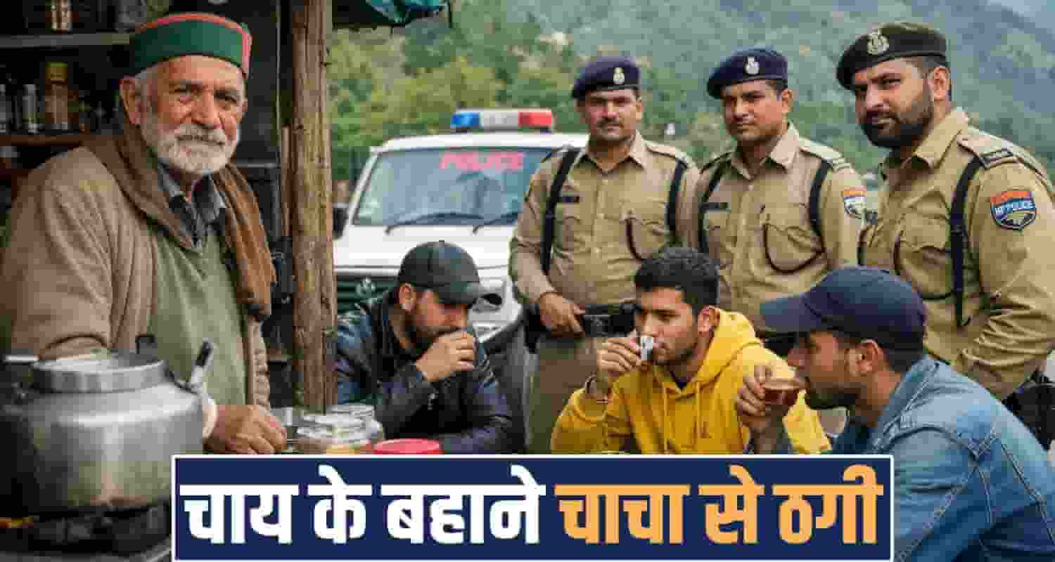 old man boys fake note fraud tea shop hamirpur himachal police