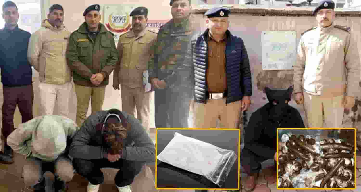 CHITTA CHARAS SMUGGLERS THREE MEN KULLU HIMACHAL POLICE