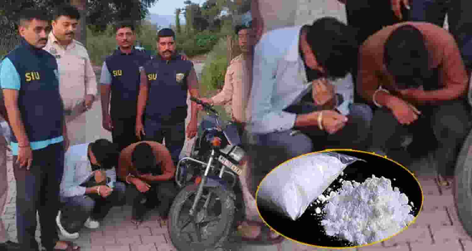 Chitta heroine smugglers punjab himachal police una shiv temple