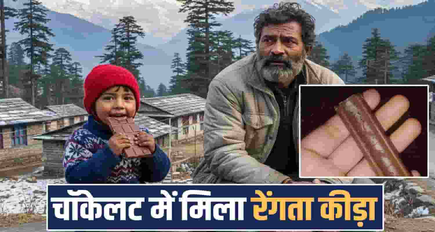 CADBURY CHOCLATE BAR LIVE WORM NAUNI BILASPUR HIMACHAL