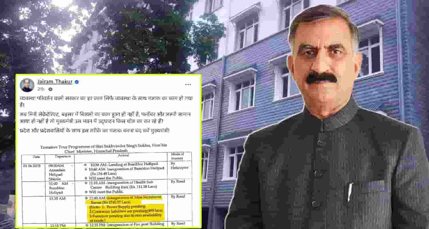 CM Sukhu Hamirpur