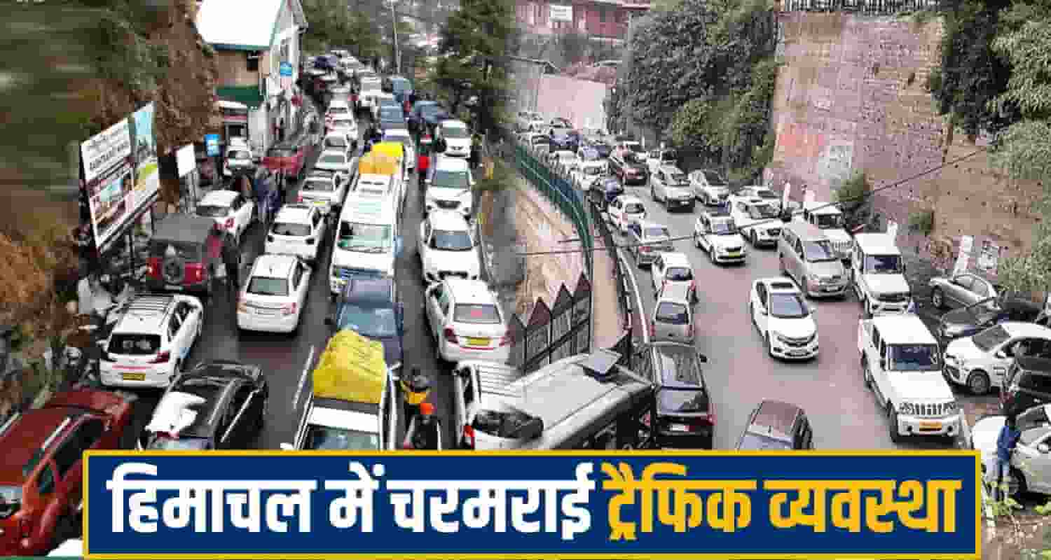 himachal traffic jaam