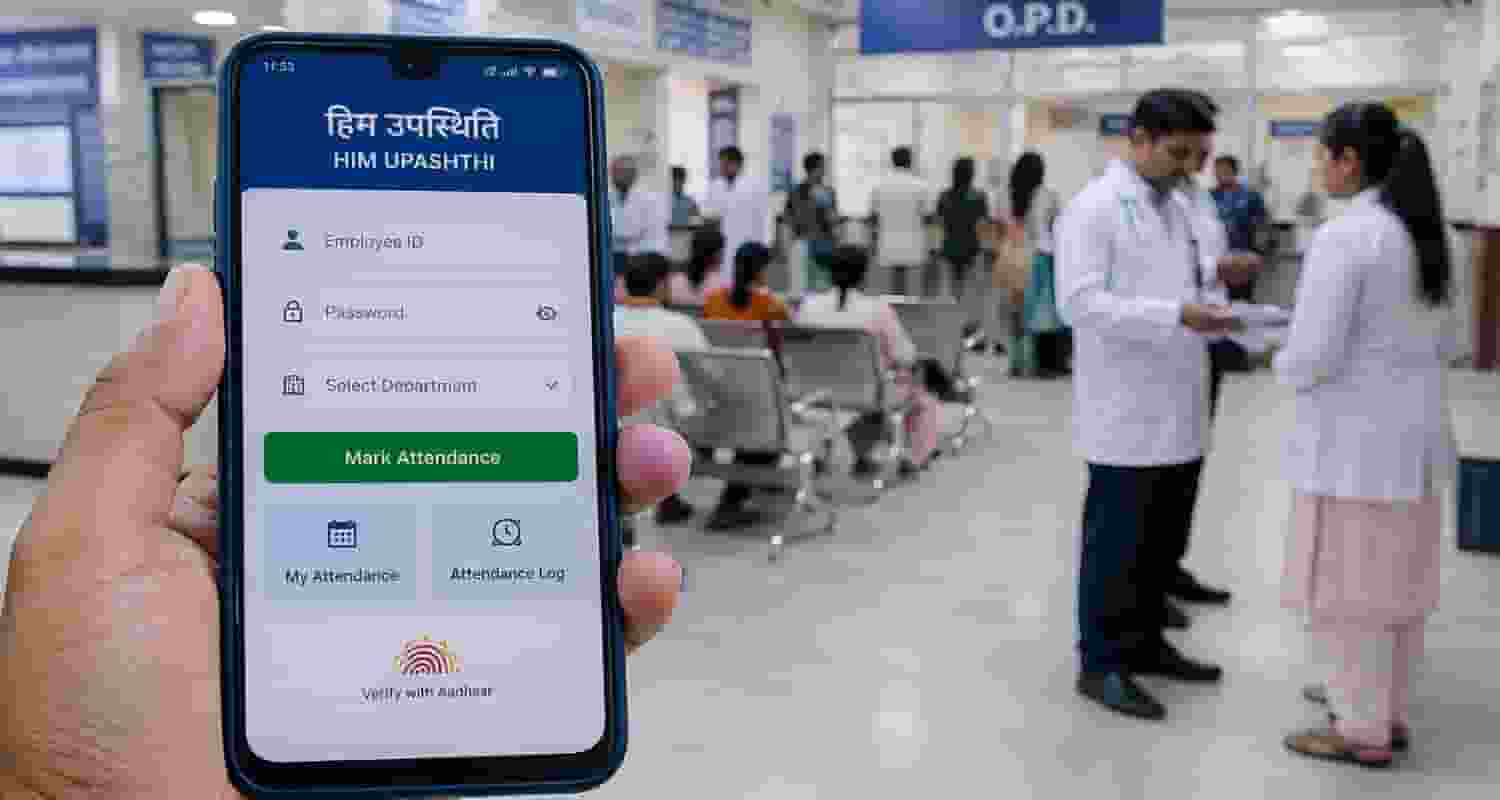 Himachal Medical College Him Upasthiti App Doctors Health Department Government Hospital Staff Outsource Employees