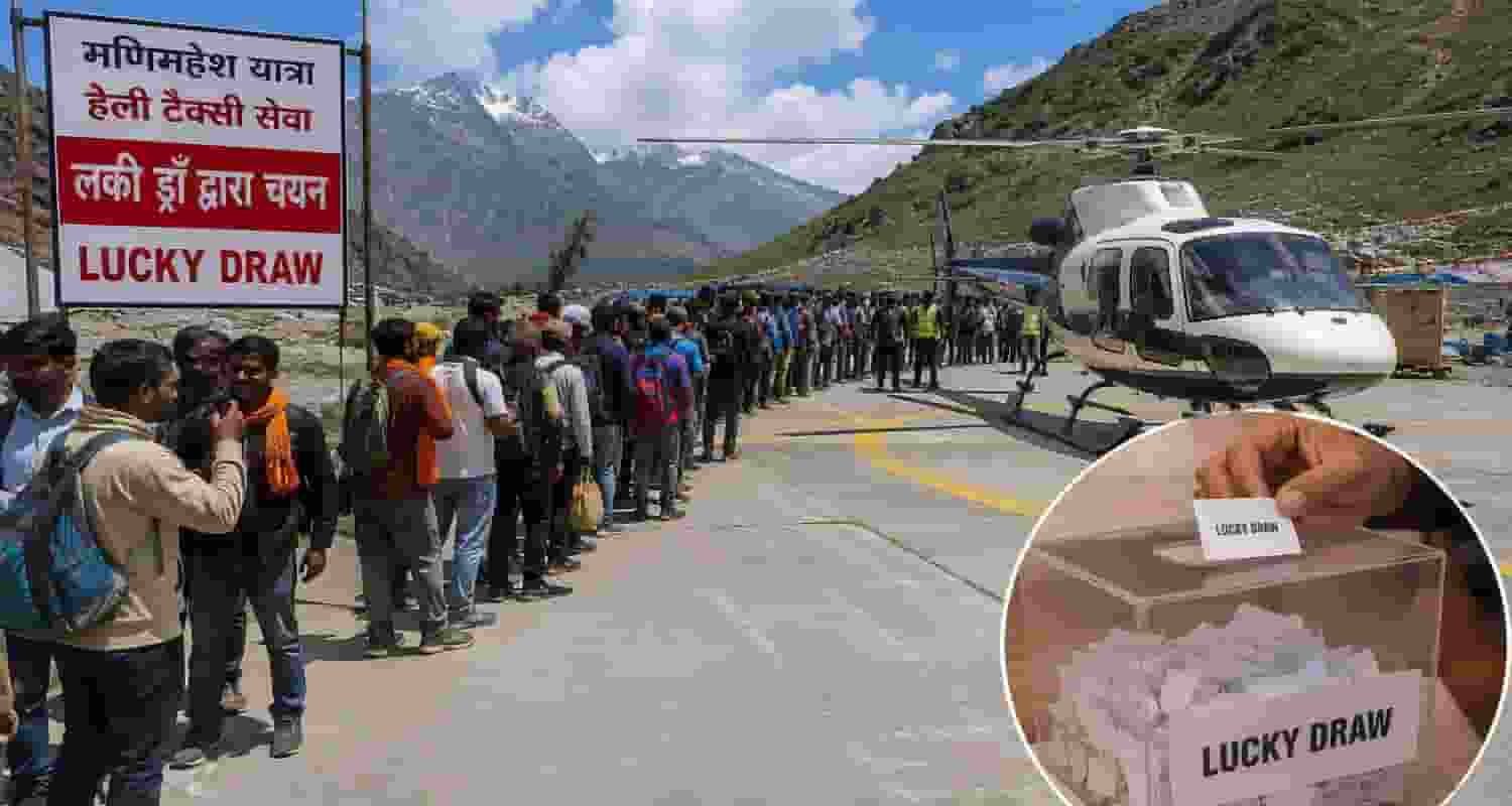 manimahesh yatra chamba bharmour lottery lucky draw heli taxi ticket hp government