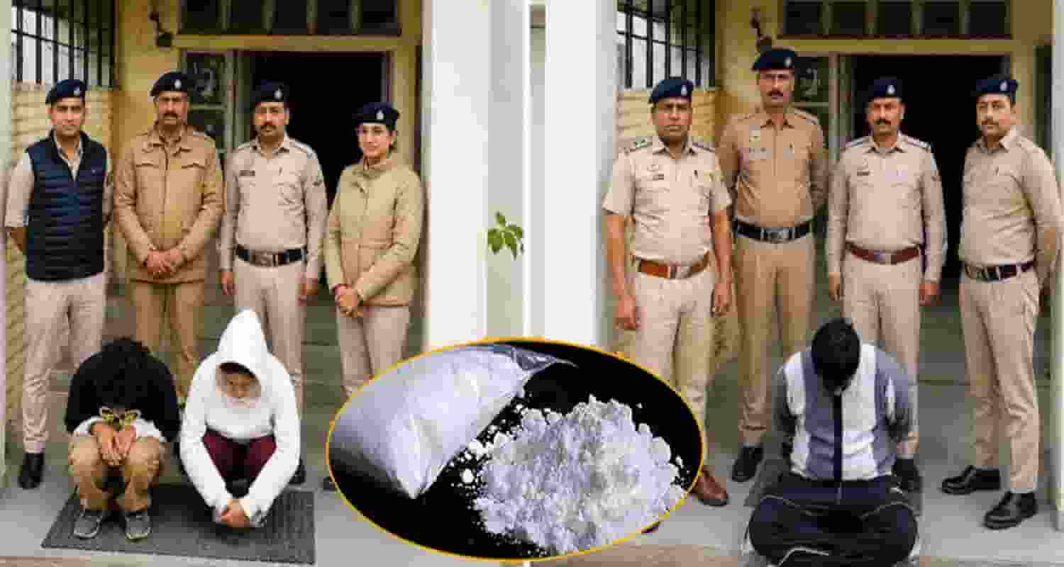women men punjabi chitta smugglers house police raid shimla himachal pakistan connection heroine
