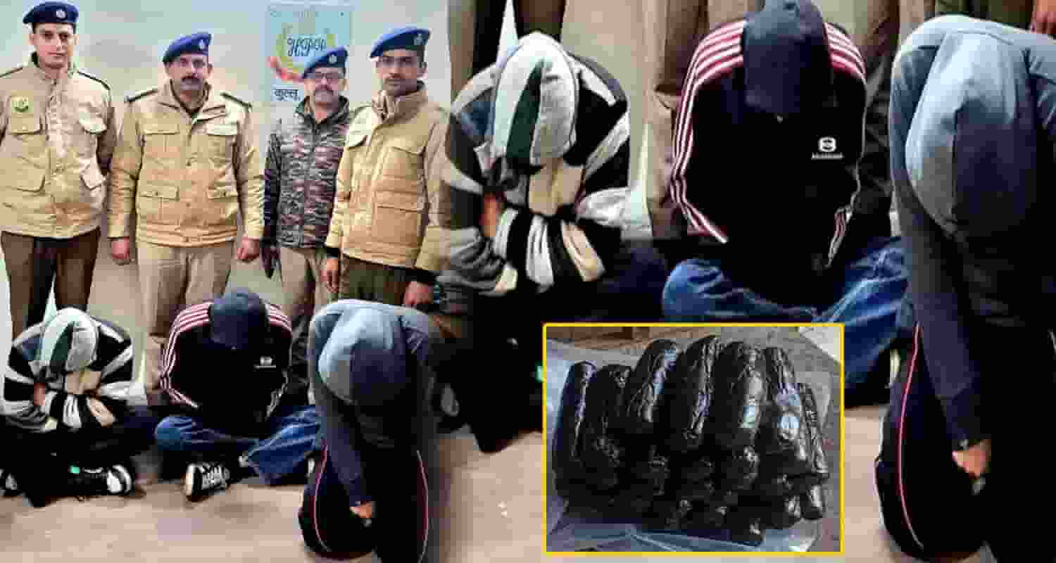 Charas smugglers three men rajasthan himachal police kullu