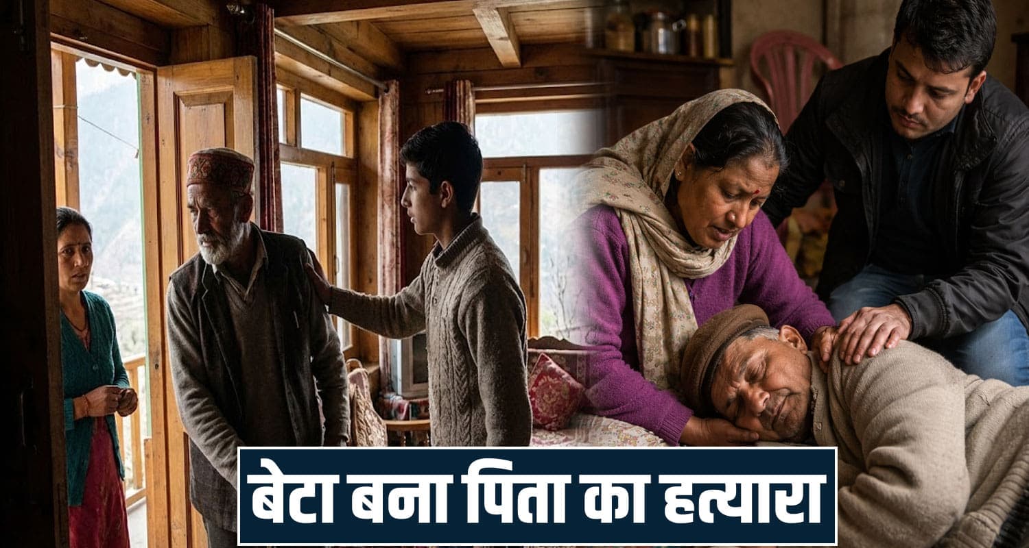 हिमाचल: कलयुगी बेटे ने उजाड़ दिया अपनी ही मां का सुहाग, झड़प के दौरान पिता को मा.र डाला himachal murder