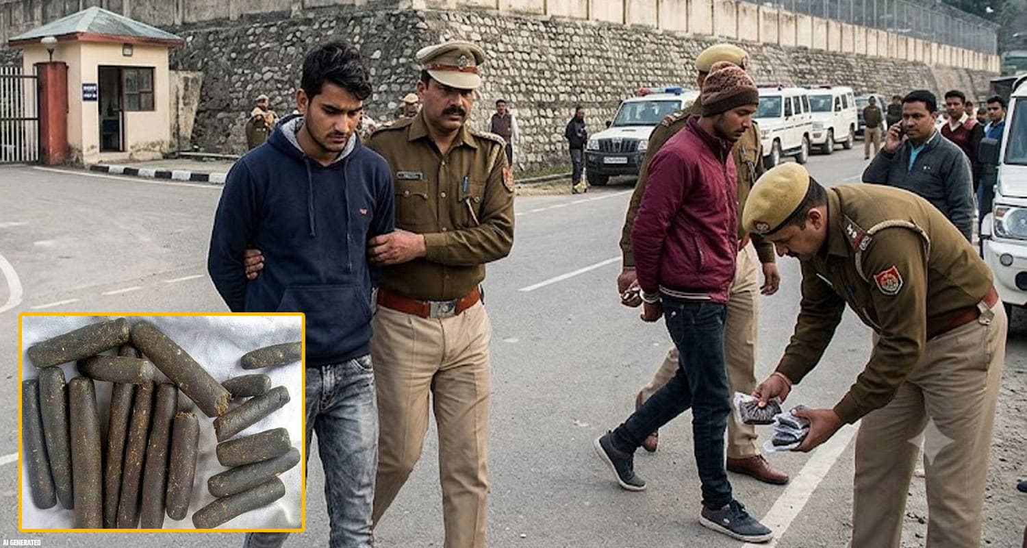 हिमाचल के दो युवक पठानकोट में गिरफ्तार, आर्मी अस्पताल के पास ग्राहक को देने आए थे चरस CHARAS SMUGGLERS ALTO CAR SEIZED SUJANPUR PATHANKOT POLICE HP