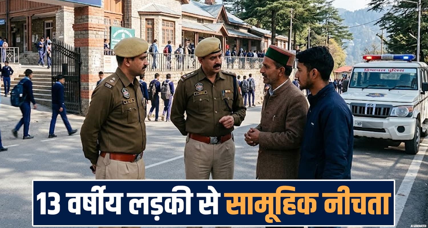 हिमाचल शर्मसार- विद्या के मंदिर के पास 13 वर्षीय लड़की से नीचता, रिश्तेदार समेत 5 पर आरोप 13 years school girl case mandi jogindernagar relative 5 fir police