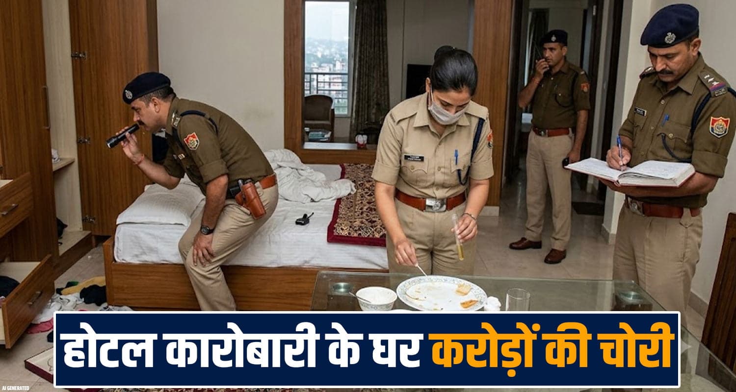 हिमाचल में नौकरानी ने चुराए करोड़ों के गहने : खाने में मिलाई बेहोशी की दवा, हुई फरार shimla-hotel-businessman-house-theft-jewellery-cash-worth-over-two-crore
