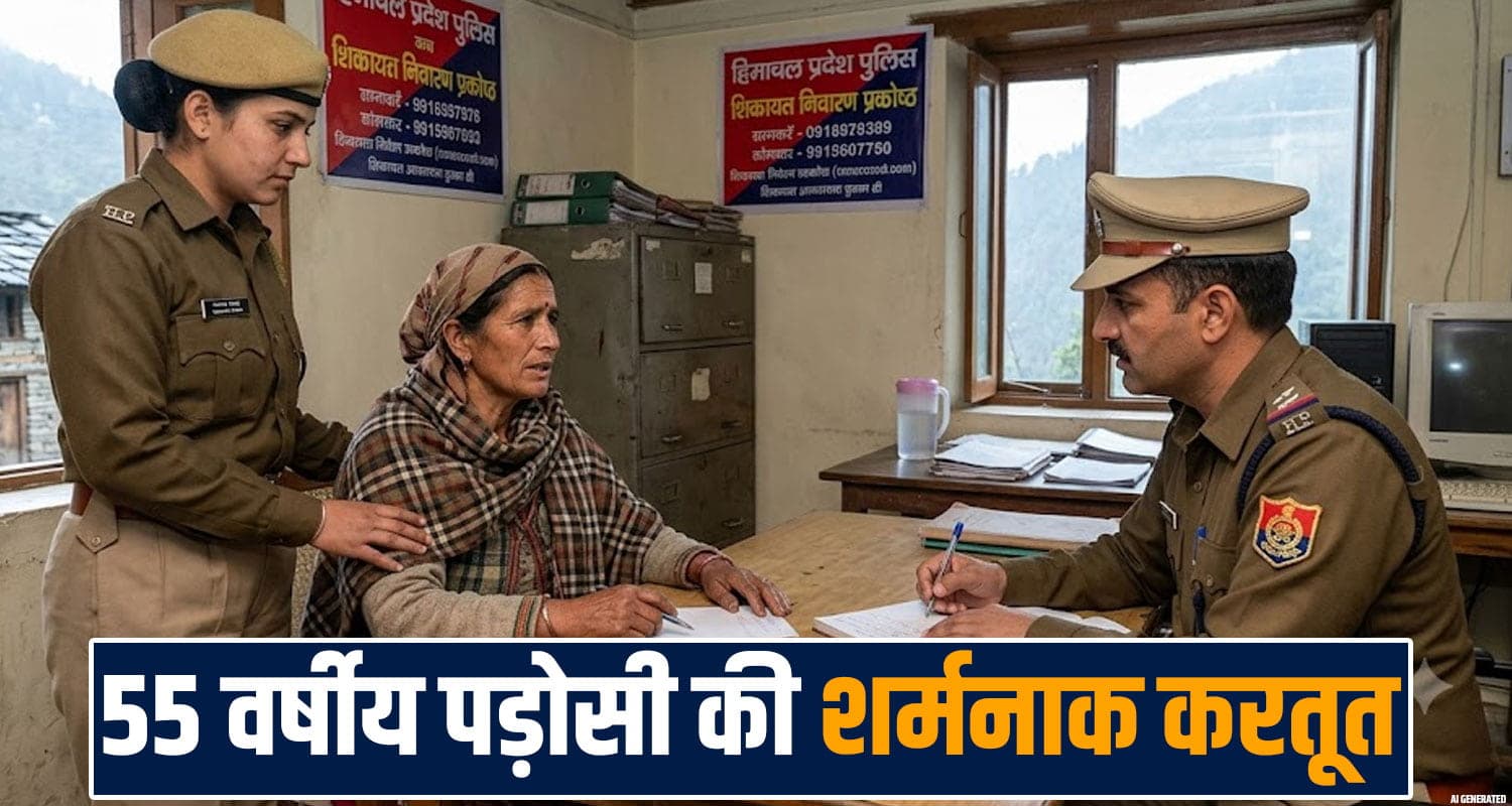 हिमाचल : गाय को रोटी देने आई थी 9 वर्षीय लड़की, 55 साल के आदमी ने की गंदी हरकत 55 year man girl case village kangra police investigation himachal